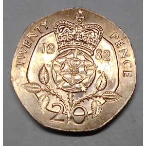 GREAT BRITAIN 20 Pence 1982