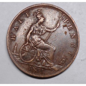 GREAT BRITAIN 1/2 Penny...