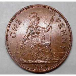 GREAT BRITAIN 1 Penny 1964