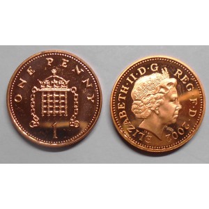 GREAT BRITAIN 1 Penny 2002...