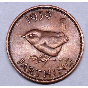 GREAT BRITAIN 1 Farthing 1939