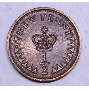 GREAT BRITAIN 1/2 Penny 1978