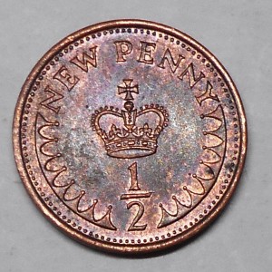 GREAT BRITAIN 1/2 Penny 1981
