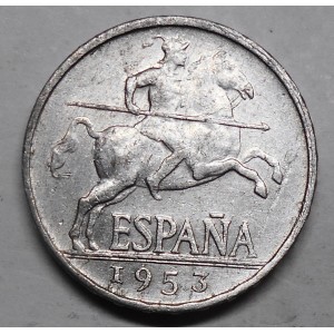 SPAIN 5 Centimos 1953 rare