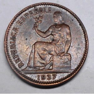 SPAIN 50 Centimos 1937