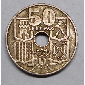 SPAIN 50 Centimos 1949 (53)