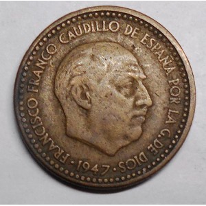 SPAIN 1 Peseta 1947 (53)