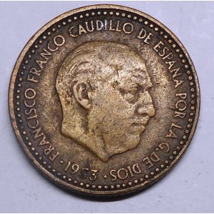 SPAIN 1 Peseta 1953 (61)