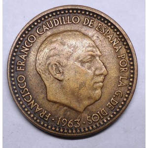 SPAIN 1 Peseta 1963 (67)