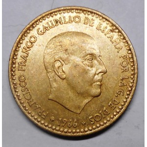 SPAIN 1 Peseta 1966 (74)