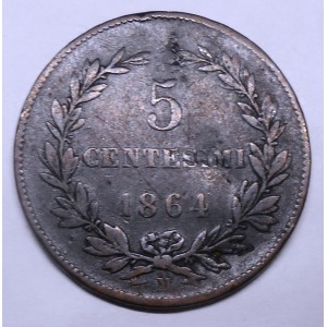 SAN MARINO 5 Centesimi 1864