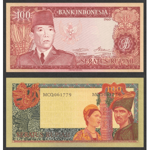 INDONESIA 100 Rupiah 1960