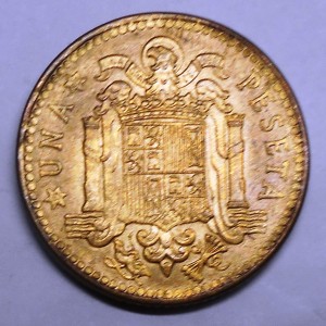 SPAIN 1 Peseta 1963 (63)