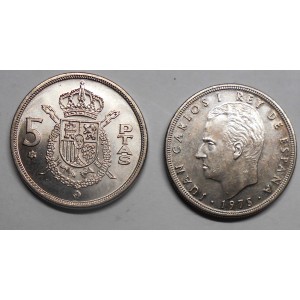 SPAIN 5 Pesetas 1975 (78)