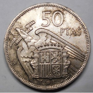 SPAIN 50 Pesetas 1957 (71)