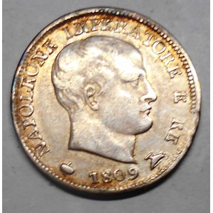 NAPOLEONE 5 Soldi 1809M AG