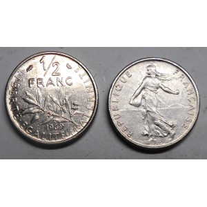 FRANCE 1/2 Franc 1969