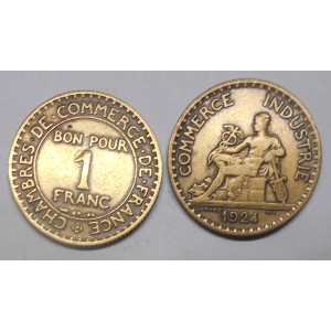 FRANCE 1 Franc 1924