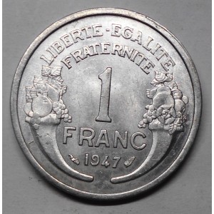 FRANCE 1 Franc 1947
