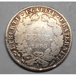 FRANCE 50 Centimes 1895 A AG