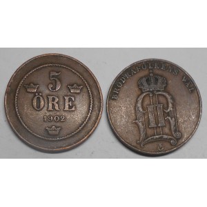 SWEDEN 5 Ore 1902