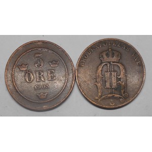 SWEDEN 5 Ore 1903