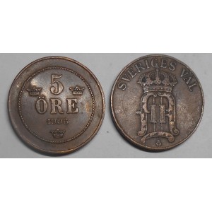 SWEDEN 5 Ore 1906