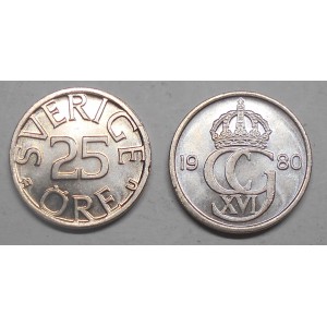 SWEDEN 25 Ore 1980