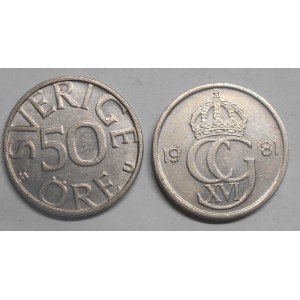 SWEDEN 50 Ore 1981