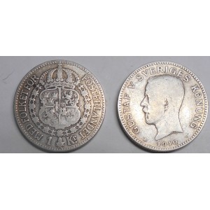 SWEDEN 1 Krona 1910 AG...