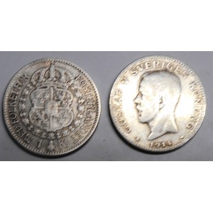 SWEDEN 1 Krona 1914 Gustav...
