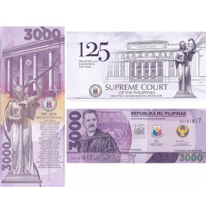 PHILIPPINES 3000 Piso 2026...