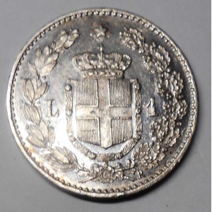 1 Lira 1886 AG