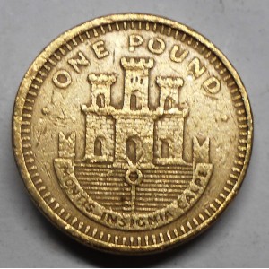 GIBRALTAR 1 Pound 1991