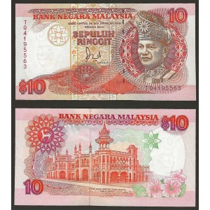 MALAYSIA 10 Ringgit 1989