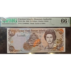 CAYMAN ISLANDS 25 Dollars...