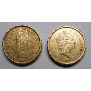 ISLE OF MAN 1 Pound 1994 AA...