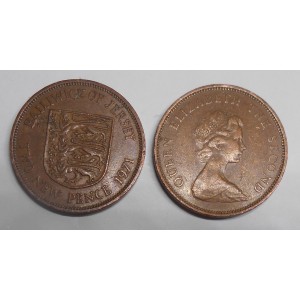 JERSEY 2 New Pence 1971