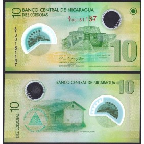 NICARAGUA 10 Cordobas...