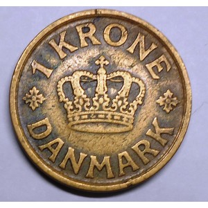 DENMARK 1 Krone 1929