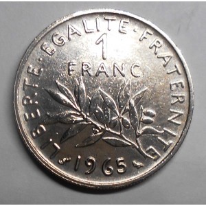 FRANCE 1 Franc 1965