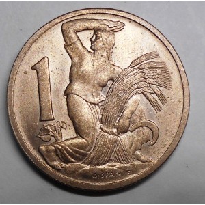 CZECHOSLOVAKIA 1 Koruna 1937