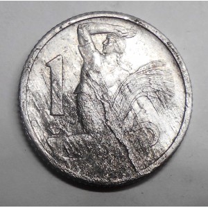 CZECHOSLOVAKIA 1 Koruna 1952