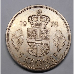 DENMARK 5 Kroner 1976...