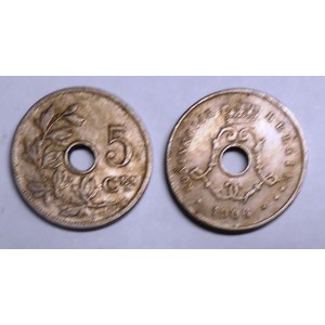 BELGIUM 5 Centimes 1906 Belgie