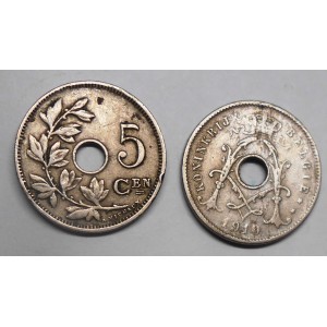 BELGIUM 5 Centimes 1910 Belgie