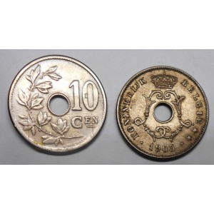BELGIUM 10 Centimes 1905...