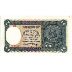 SLOVAKIA 100 Korun 1940...