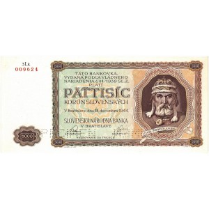 SLOVAKIA 5000 Korun 1944...
