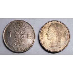BELGIUM 1 Franc 1951 Belgique
